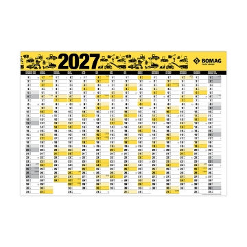 Picture of BOMAG Poster Calendar 2027